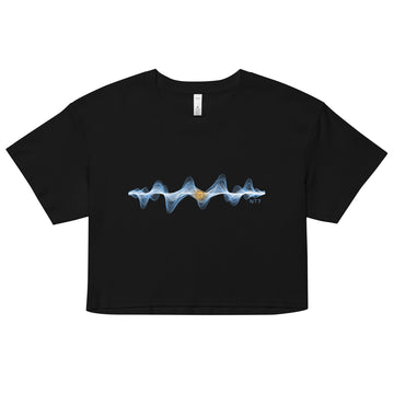 Argentina 3D Music Soundwave - Women’s crop top