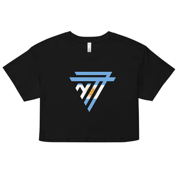 Argentina Superhero Fashion Chest Logo - Women’s crop top