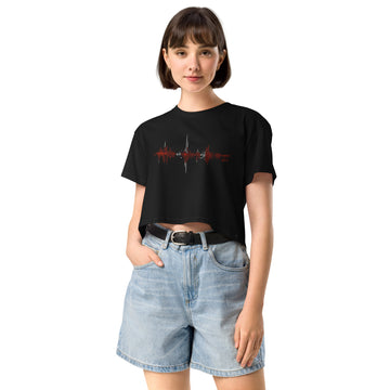 Canada Pulse Music Soundwave - Women’s crop top