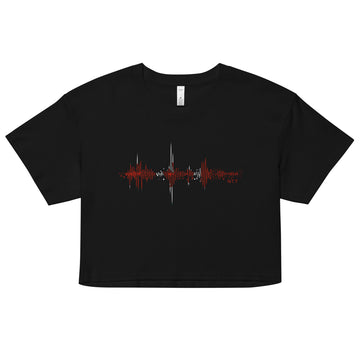 Canada Pulse Music Soundwave - Women’s crop top