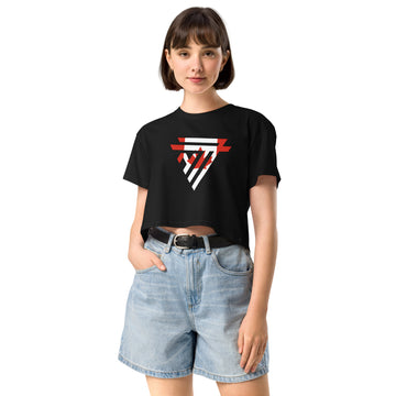 Canada Superhero Fashion Chest Logo - Women’s crop top