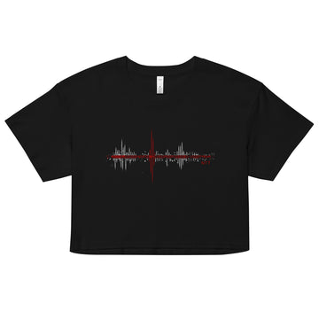 England Pulse Music Soundwave - Women’s crop top