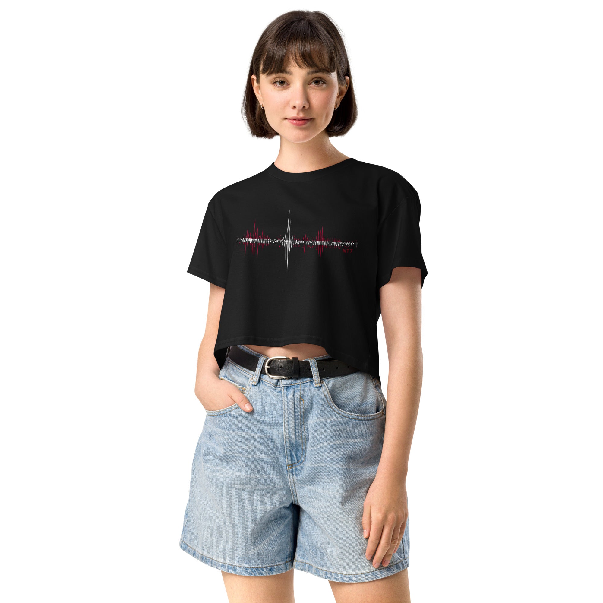 Denmark Pulse Music Soundwave - Women’s crop top