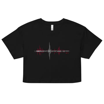 Denmark Pulse Music Soundwave - Women’s crop top