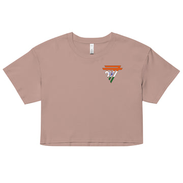 India Fashion Chest Logo - Women’s crop top