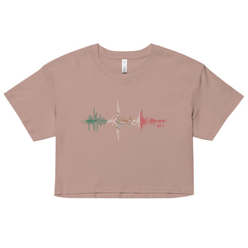 Mexico Pulse Music Soundwave - Women’s crop top