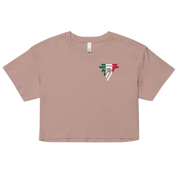 Mexico Fashion Chest Logo - Women’s crop top