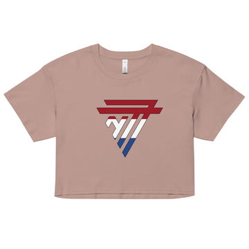 Netherlands Superhero Fashion Chest Logo - Women’s crop top