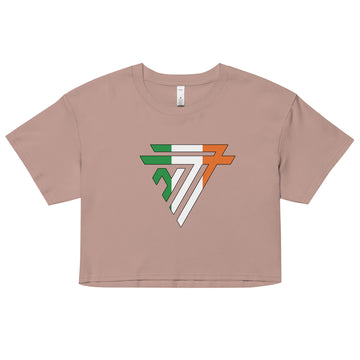 Ireland Superhero Fashion Chest Logo - Women’s crop top