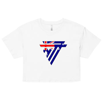 Australia Superhero Fashion Chest Logo - Women’s crop top