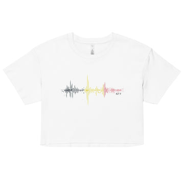 Belgium Pulse Music Soundwave - Women’s crop top