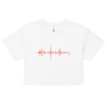 China Pulse Music Soundwave - Women’s crop top