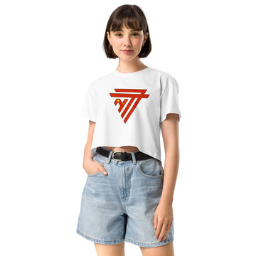 China Superhero Fashion Chest Logo - Women’s crop top