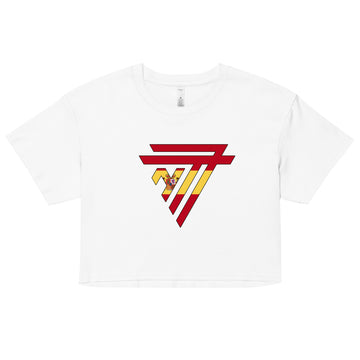 Spain Superhero Fashion Chest Logo - Women’s crop top