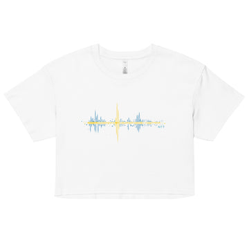 Sweden Pulse Music Soundwave - Women’s crop top