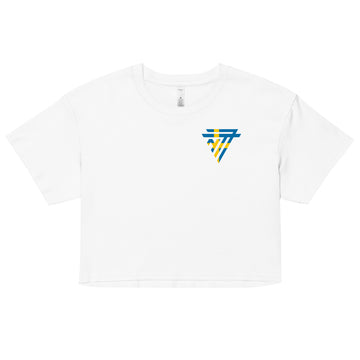 Sweden Fashion Chest Logo - Women’s crop top