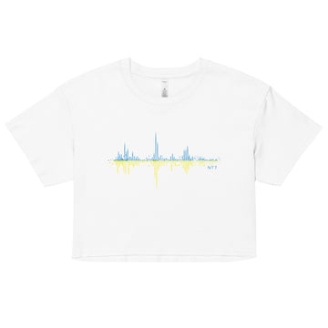 Ukraine Pulse Music Soundwave - Women’s crop top