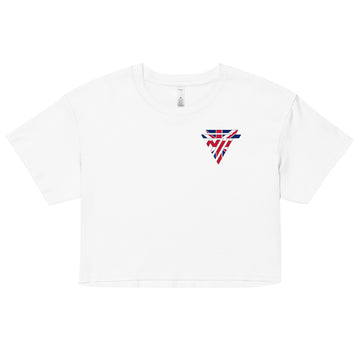 Great Britain Fashion Chest Logo - Women’s crop top