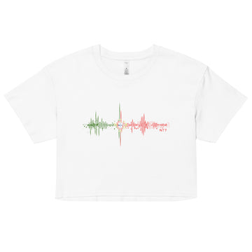 Portugal Pulse Music Soundwave - Women’s crop top