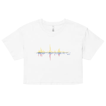 Colombia Pulse Music Soundwave - Women’s crop top