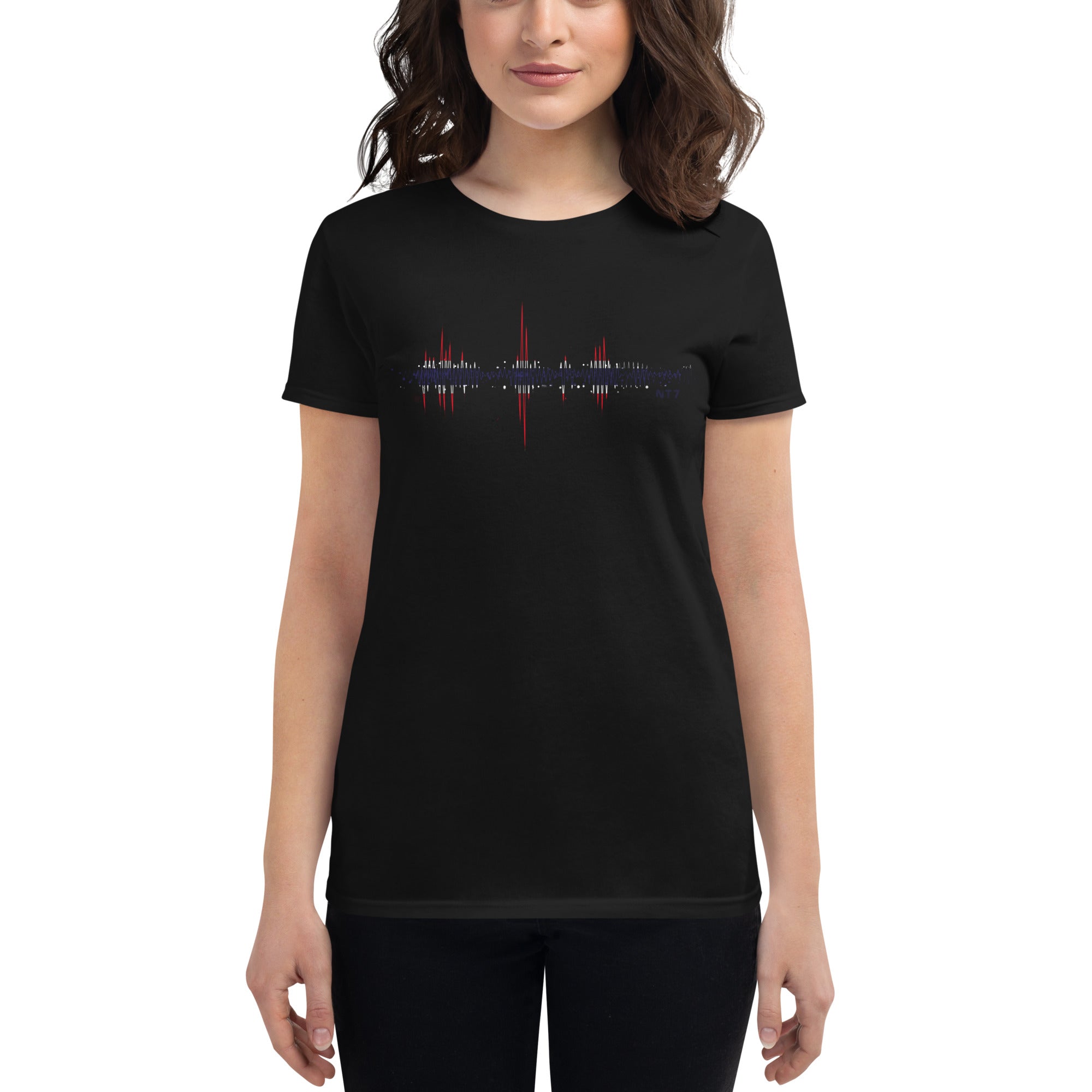 Thailand Pulse Music Soundwave - Women's short sleeve fitted t-shirt