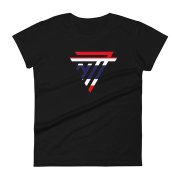 Thailand Superhero Fashion Chest Logo - Women's short sleeve fitted t-shirt