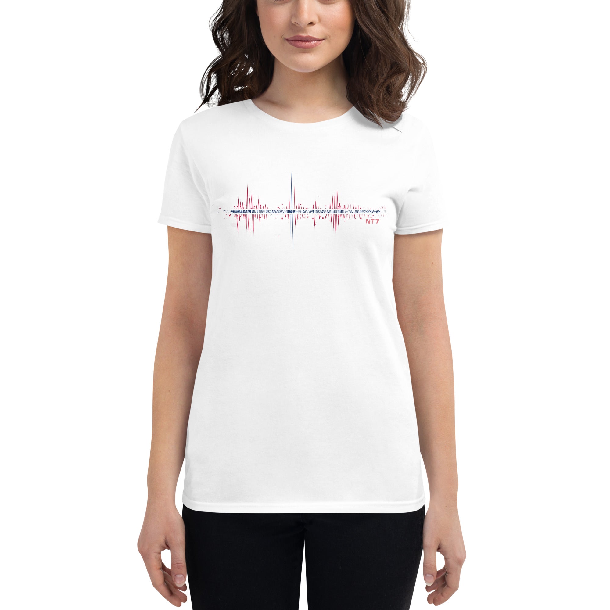 Norway Pulse Music Soundwave - Women's short sleeve fitted t-shirt