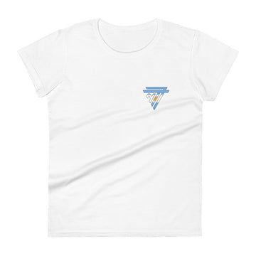 Argentina Fashion Chest Logo - Women's short sleeve fitted t-shirt