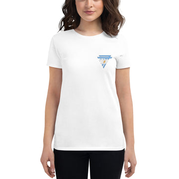 Argentina Fashion Chest Logo - Women's short sleeve fitted t-shirt