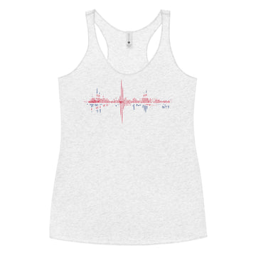 Great Britain Pulse Music Soundwave - Women's Racerback Tank