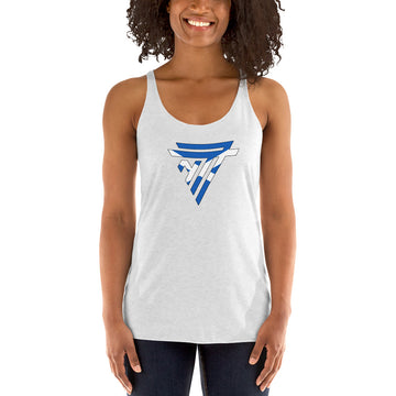 Scotland Superhero Fashion Chest Logo - Women's Racerback Tank