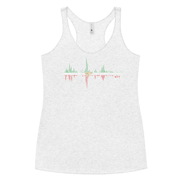 Iran Pulse Music Soundwave - Women's Racerback Tank