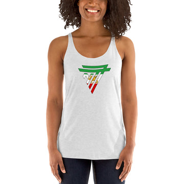 Iran Superhero Fashion Chest Logo - Women's Racerback Tank