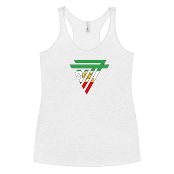 Iran Superhero Fashion Chest Logo - Women's Racerback Tank