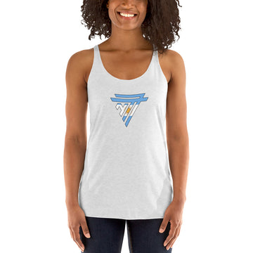 Argentina Superhero Fashion Chest Logo - Women's Racerback Tank