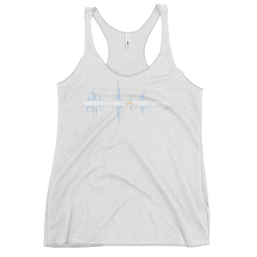 Argentina Pulse Music Soundwave - Women's Racerback Tank