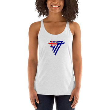 Australia Superhero Fashion Chest Logo - Women's Racerback Tank