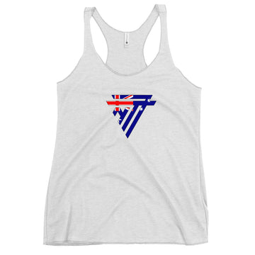 Australia Superhero Fashion Chest Logo - Women's Racerback Tank