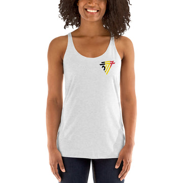 Belgium Fashion Chest Logo - Women's Racerback Tank