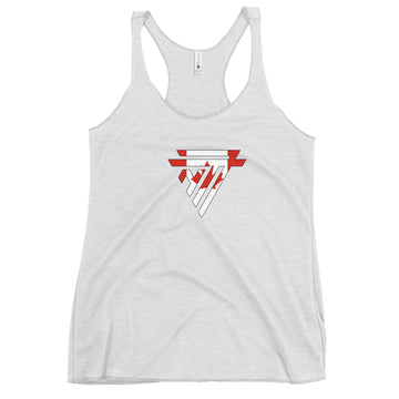 Canada Superhero Fashion Chest Logo - Women's Racerback Tank