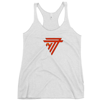 China Superhero Fashion Chest Logo - Women's Racerback Tank