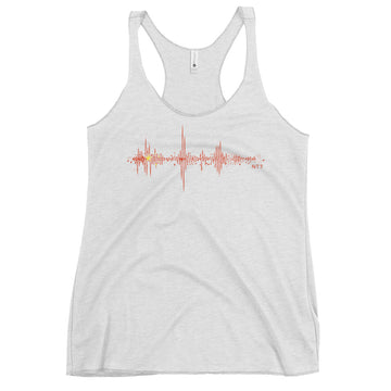 China Pulse Music Soundwave - Women's Racerback Tank