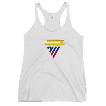 Colombia Superhero Fashion Chest Logo - Women's Racerback Tank