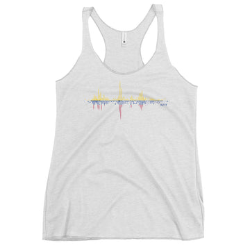 Colombia Pulse Music Soundwave - Women's Racerback Tank