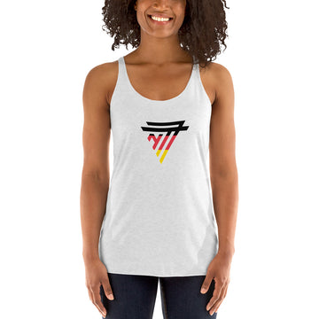 Germany Superhero Fashion Chest Logo - Women's Racerback Tank