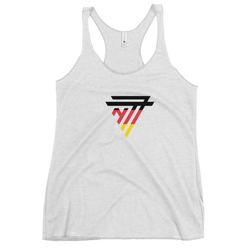 Germany Superhero Fashion Chest Logo - Women's Racerback Tank