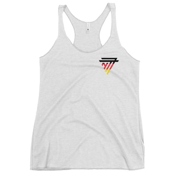 Germany Fashion Chest Logo - Women's Racerback Tank