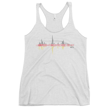 Germany Pulse Music Soundwave - Women's Racerback Tank