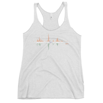 India Pulse Music Soundwave - Women's Racerback Tank