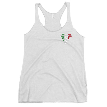 Italy Fashion Chest Logo - Women's Racerback Tank